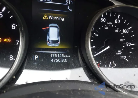 2016 Nissan Rogue Sv z USA, uszkodzony, nr VIN KNMAT2MT4GP654299